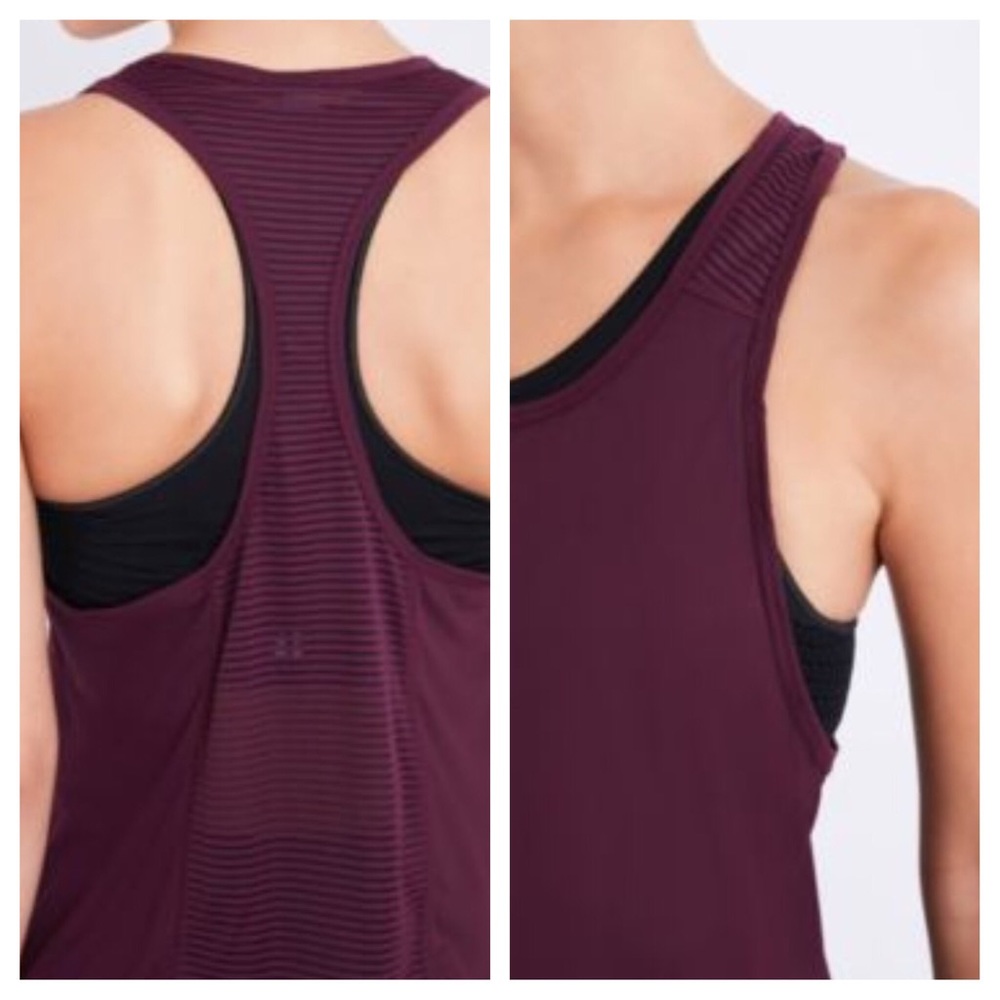 Sweaty Betty Purple Racerback Tank Top Relaxed Fit - Picture 2 of 6
